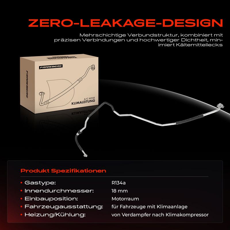 Frankberg 5481FB0032005 High/Low-pressure Line, air conditioning