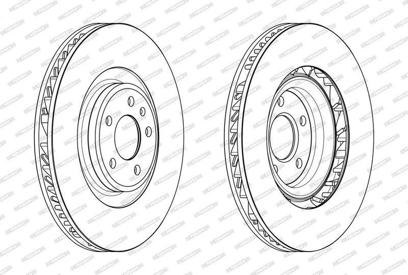 FERODO Disque de frein DDF2686RC-1