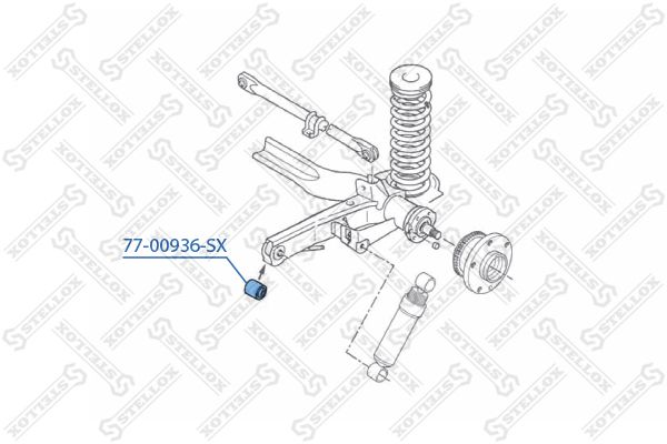 STELLOX 77-00936-SX Mounting, control/trailing arm