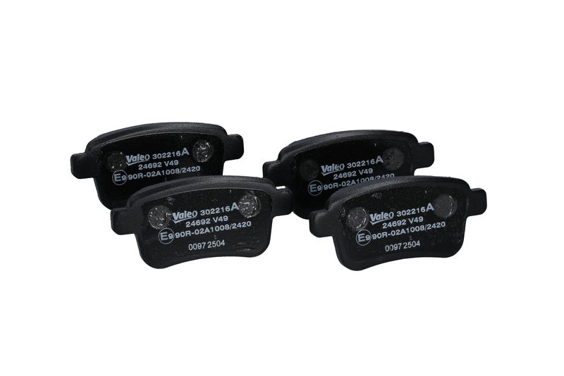 Piduriklotsi komplekt, ketaspidur, VALEO 302216A