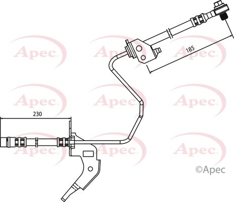 APEC Brake Hose HOS3689
