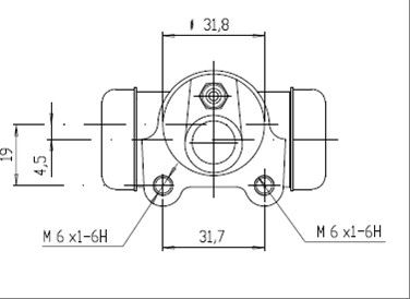 MOTAQUIP fékmunkahenger VWC761