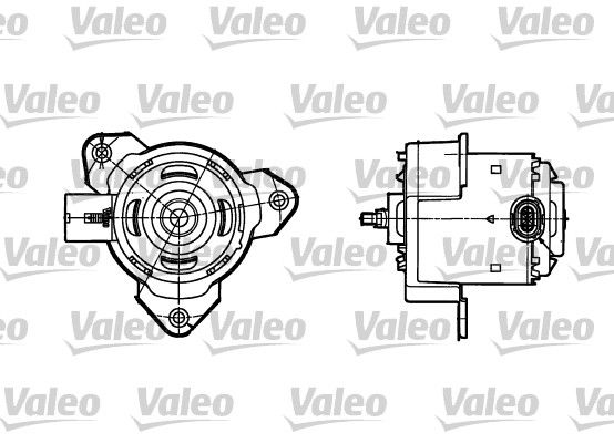 VALEO villanymotor, hűtőventilátor 698302