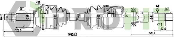 Приводний вал, Profit 2730-3010