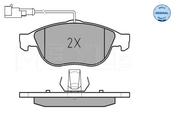 MEYLE 025 231 4119/W Brake Pad Set, disc brake