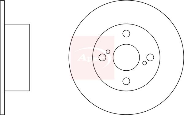 APEC Brake Disc DSK2306