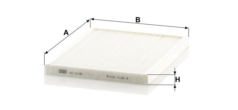 Filter, salongiõhk, MANN-FILTER CU 2138