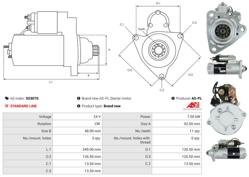 AS-PL S5307S Starter
