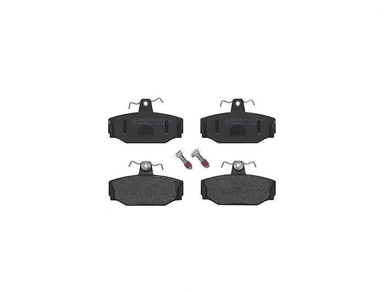 Piduriklotsi komplekt, ketaspidur, BREMBO P 86 009