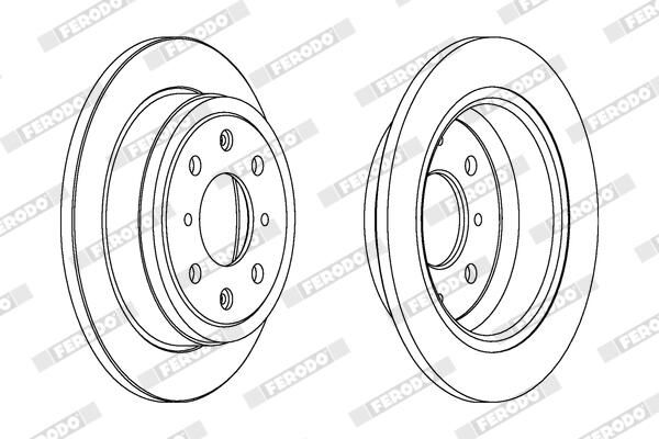FERODO DDF468C Brake Disc