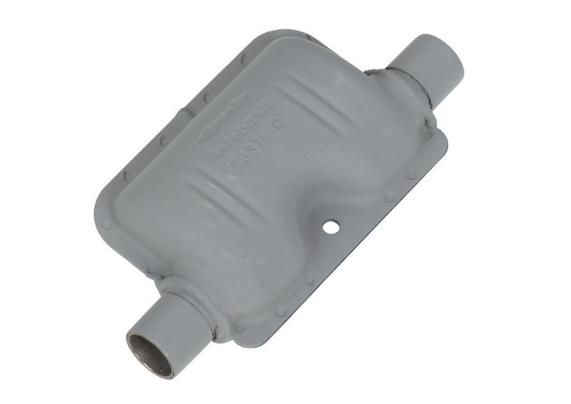 incalzitor independent autovehicul WEBASTO Exhaust silencer D24, steel 1320372A
