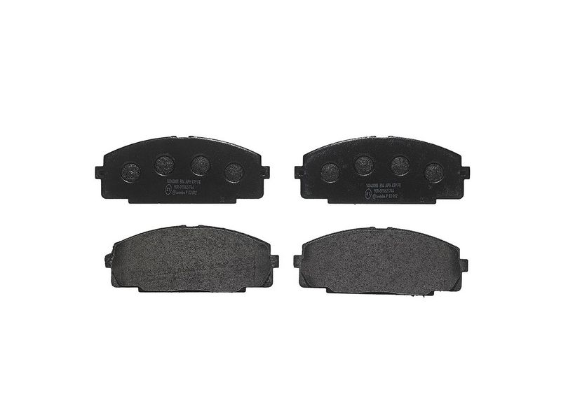 комплект спирачно феродо, дискови спирачки BREMBO