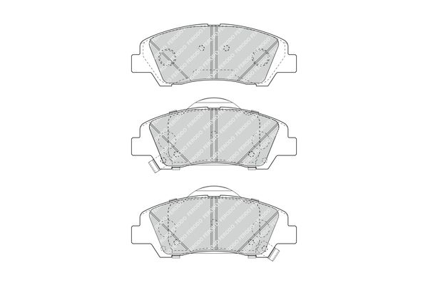 FERODO FDB4920 Brake Pad Set, disc brake