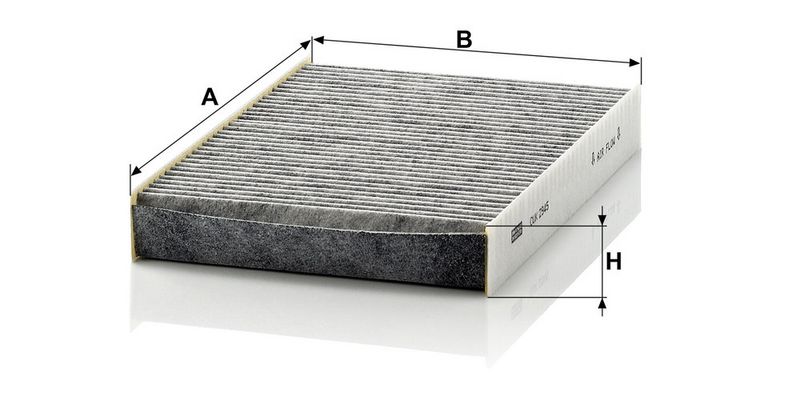 Filter, salongiõhk, MANN-FILTER CUK 2945