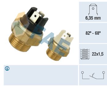 Interrupteur+température+ventilateur FAE 37350