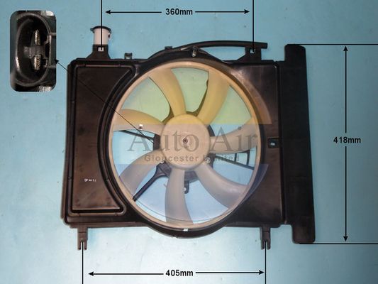 Auto Air Gloucester Electric Motor, radiator fan 05-1805