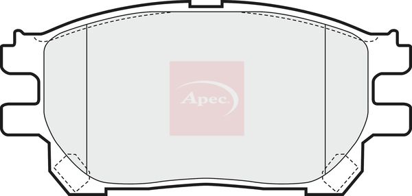 APEC Brake Pad Set, disc brake PAD1445