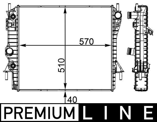 MAHLE Radiateur CR 1965 000P