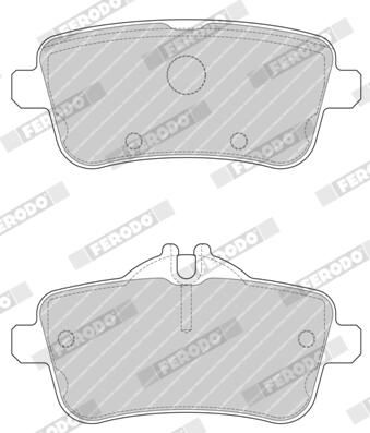FERODO FDB4701 Brake Pad Set, disc brake