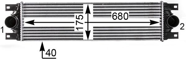 MAHLE CI 20 000P Charge Air Cooler