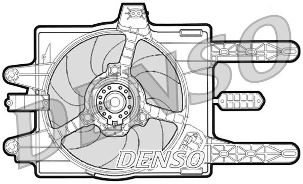 DENSO ventilátor, motorhűtés DER09030