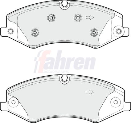 Fahren Brake Pad Set, disc brake FBP3264