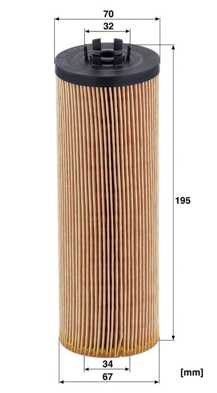Õlifilter, MANN-FILTER HU 842 x