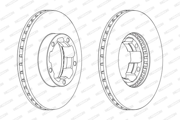 Гальмівний диск, Ferodo FCR261A