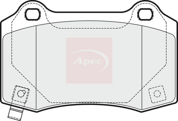 APEC Brake Pad Set, disc brake PAD1688