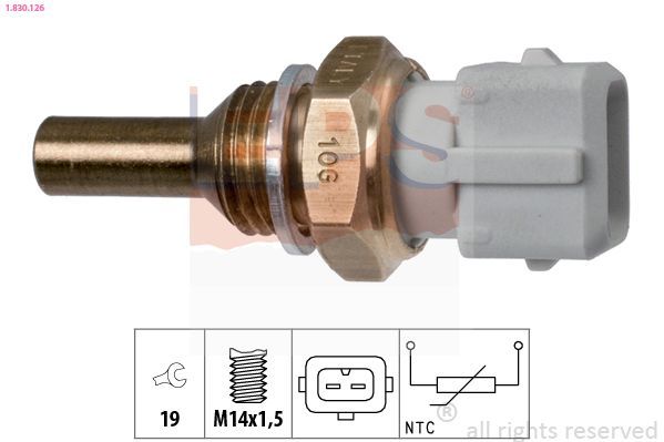 Sensor, temperatura del refrigerante
