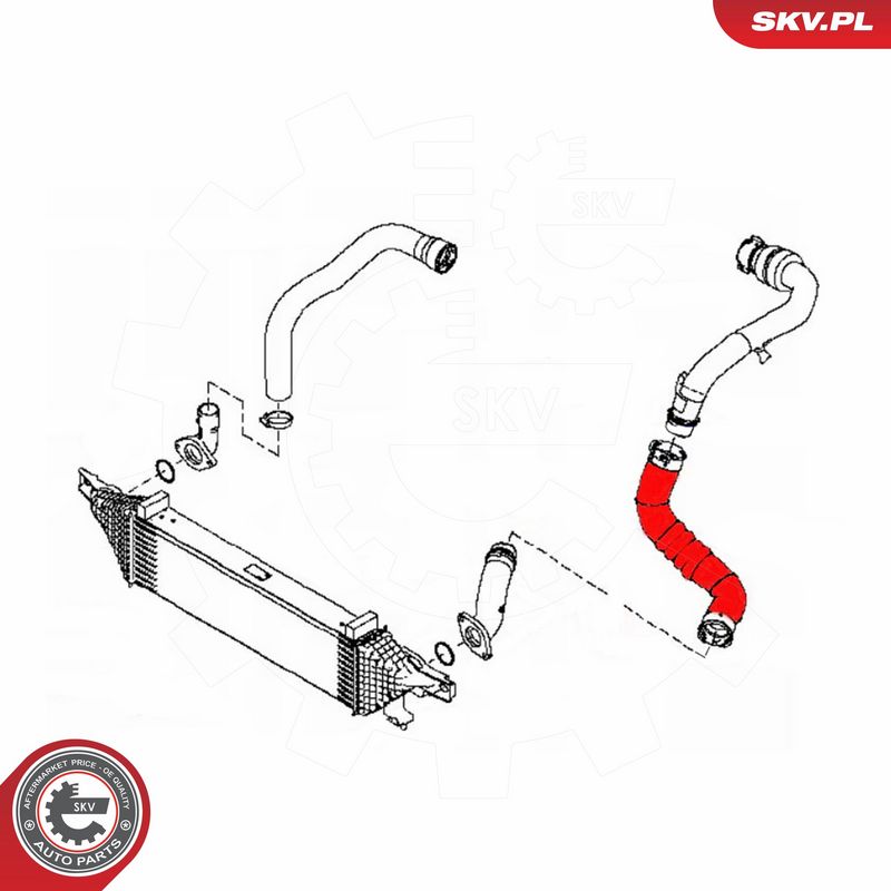 ESEN SKV 43SKV374 Charge Air Hose