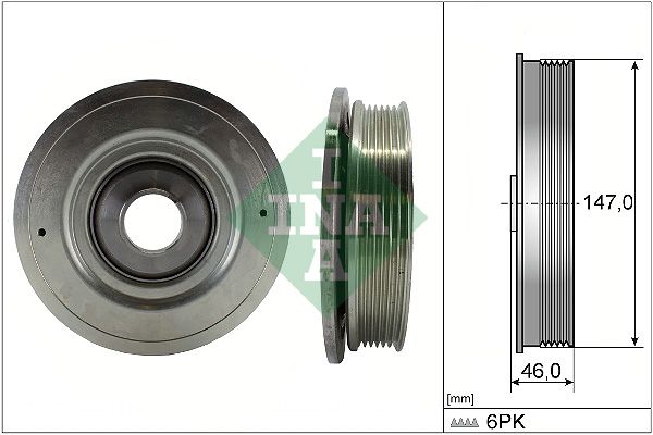 Schaeffler INA Szíjtárcsa, főtengely 544 0094 10