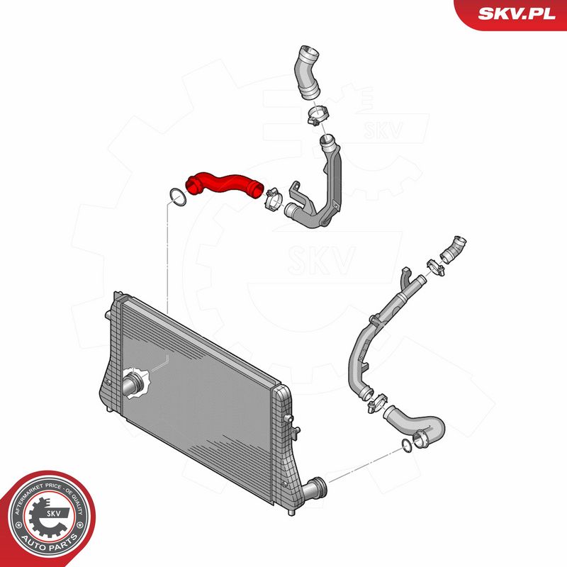 ESEN SKV 43SKV389 Charge Air Hose