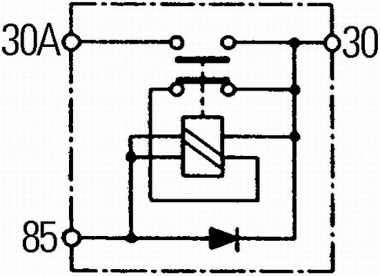 Hauptschalter Batterie HELLA für MASSEY - 3