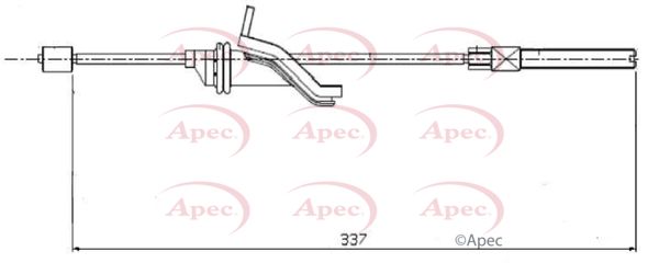 APEC Cable Pull, parking brake CAB1584