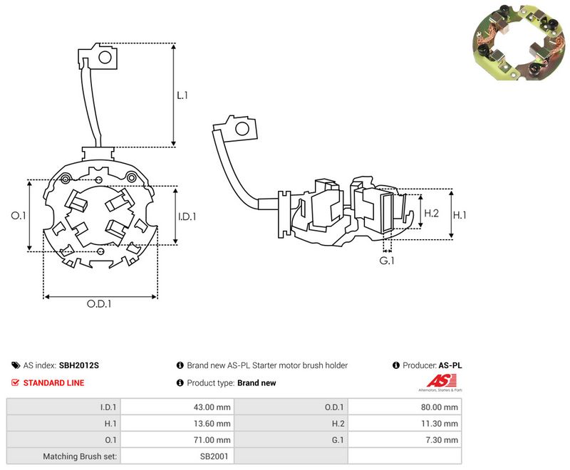 This part match OEM code: 2114-93101