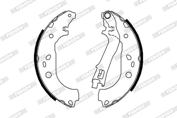 FERODO FSB676 Brake Shoe Set