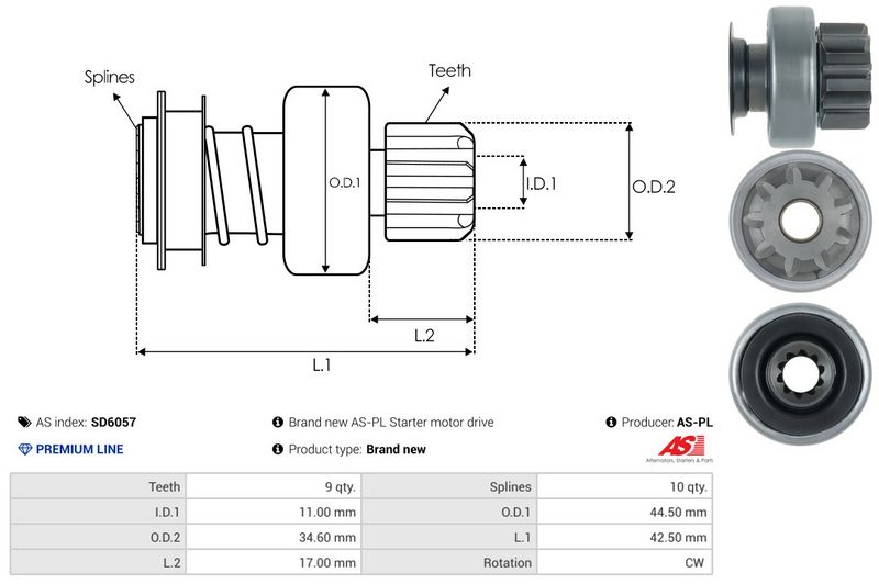 Vabajooks, starter, AS-PL SD6057