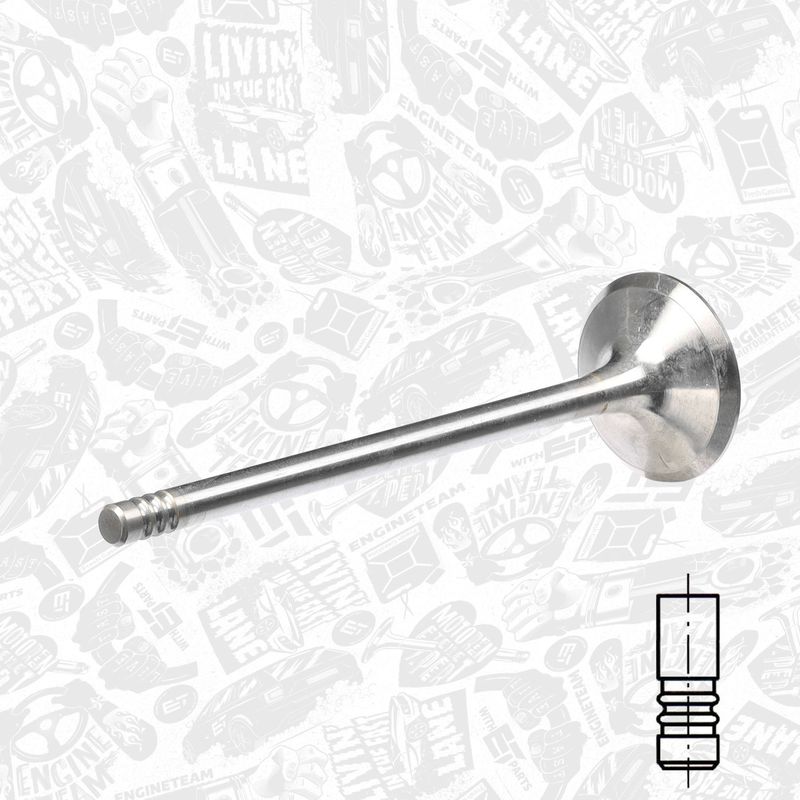 Product Image - Uitlaatklep - VE0033 - ET ENGINETEAM