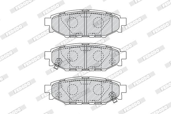 FERODO FDB1947 Brake Pad Set, disc brake
