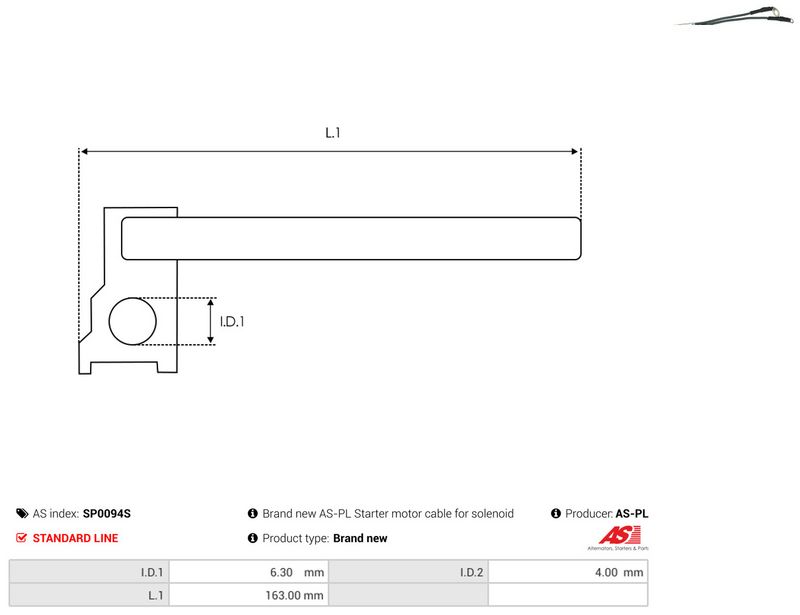 AS-PL SP0094S Repair Kit, starter