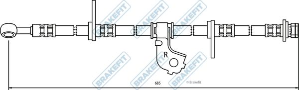 APEC Brake Hose BHO4092