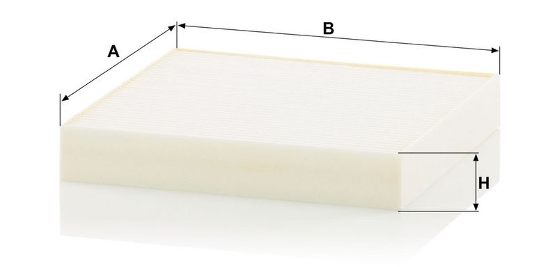 Filter, salongiõhk, MANN-FILTER CU 18 009