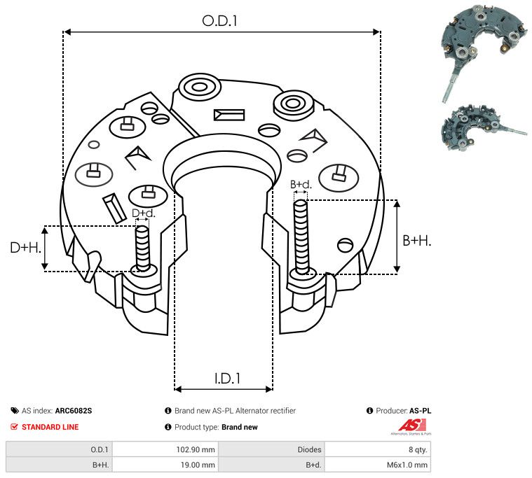 Seadistaja, generaator, AS-PL ARC6082S