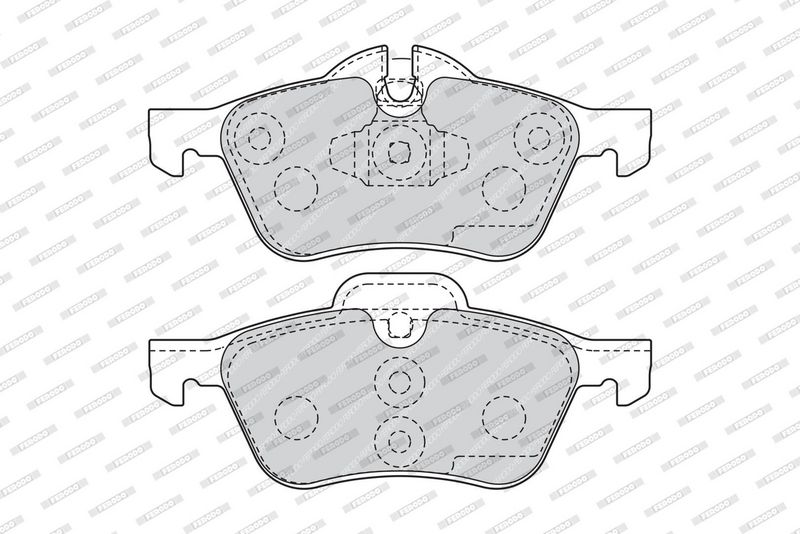 FERODO Plaquettes de frein à disque FDB1499