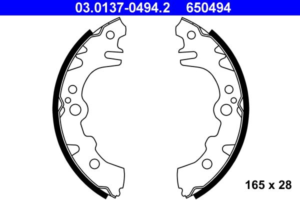 ATE Remschoenset 03.0137-0494.2