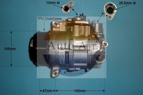 Auto Air Gloucester 14-0123 Compressor, air conditioning