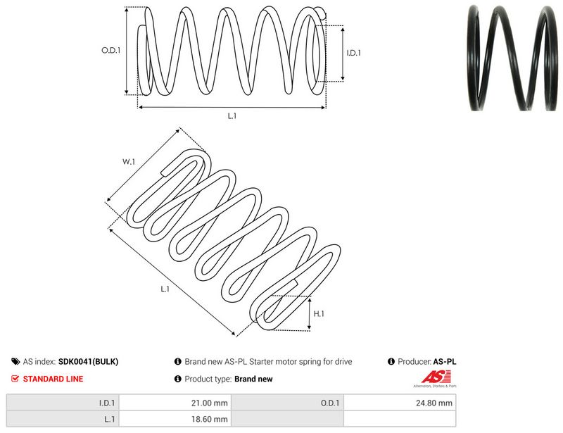 AS-PL SDK0041(BULK) Repair Kit, starter