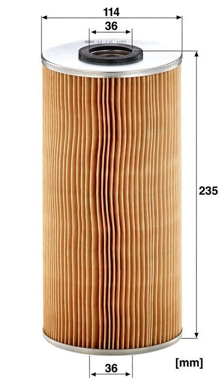 Oliefilter (patroon) past: FENDT 1 FARMER, 2 D FARMER, 3 S FAVORIT, 3 SA FAVORIT, 5 S FARMER, 5 SA FARMER, 105 FARMER, 105 LS FARMER, 105 LSA FARMER, 105 S FARMER, 105 SA FARMER, 106 FARMER
