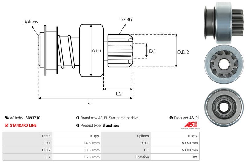 Vabajooks, starter, AS-PL SD9171S